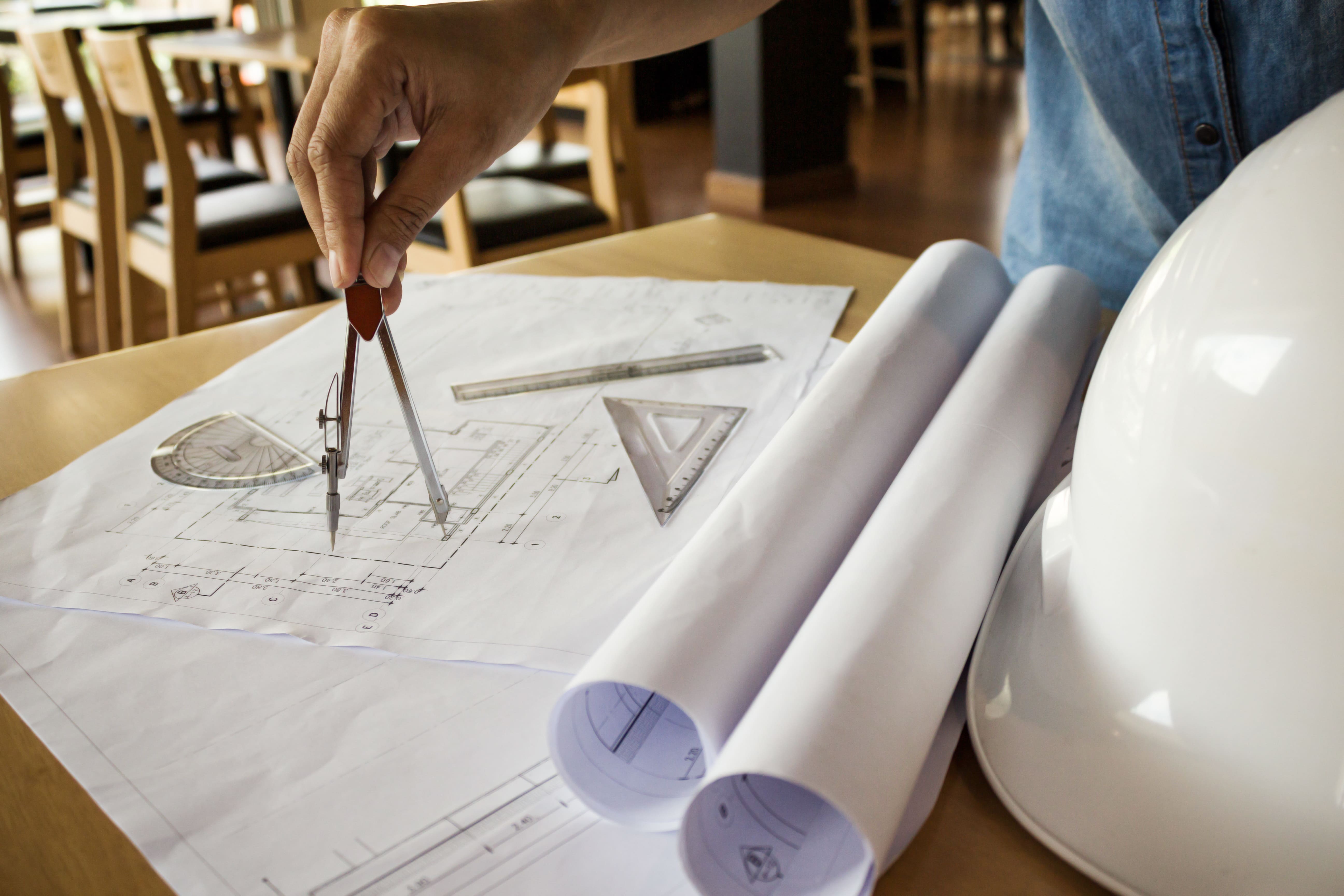 Construction site background